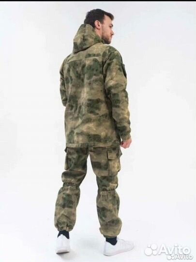 Тактический летний костюм военная форма горка мох
