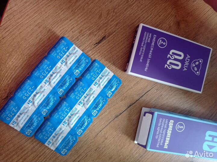 Линзы контактные