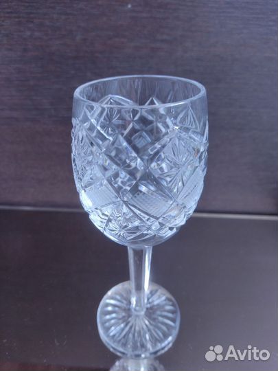 Рюмки хрусталь на ножке 5 шт