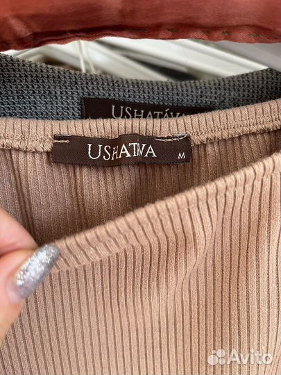 Ushatava пакетом брюки, лонгслив, кофта-пальто