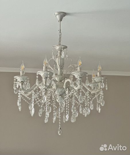 Люстра потолочная хрустальная