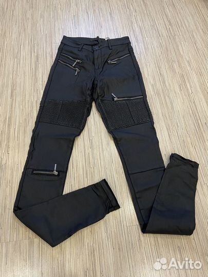 Брюки женские под кожу и топ