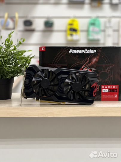 RX 580 8GB 2048sp Powercolor / Пломба, гарантия