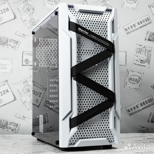 Игровой корпус Alseye Warrior White