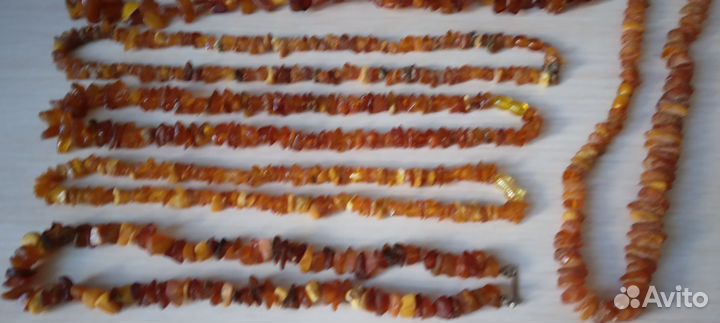 Янтарные бусы СССР