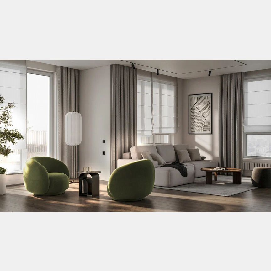 2-к. квартира, 66,8 м², 9/16 эт.