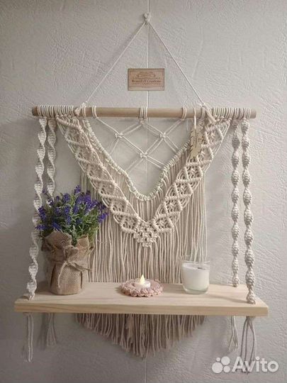 Полка макраме