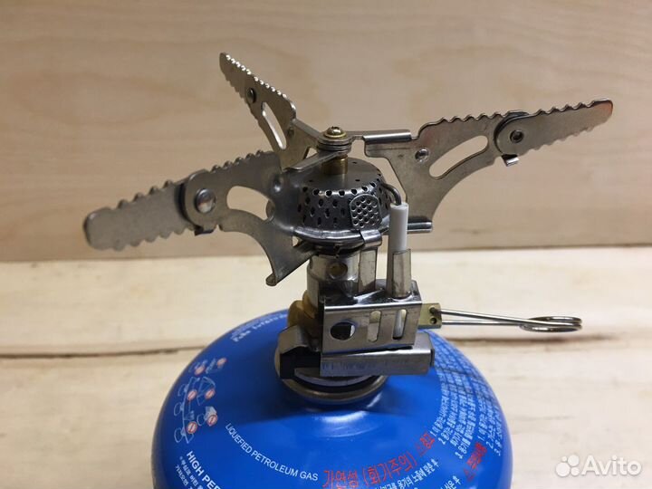 Походная портативная горелка + газовый баллон 230г