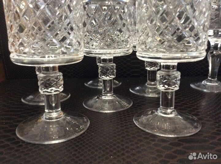 Бокалы хрусталь Дуги лзхс и фужеры 60-е