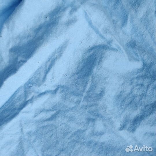 Ткань Фланель, голубой хлопок 1м