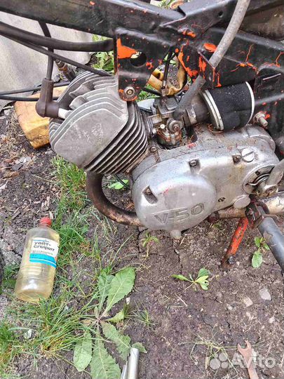 Двигатель мопеда V50