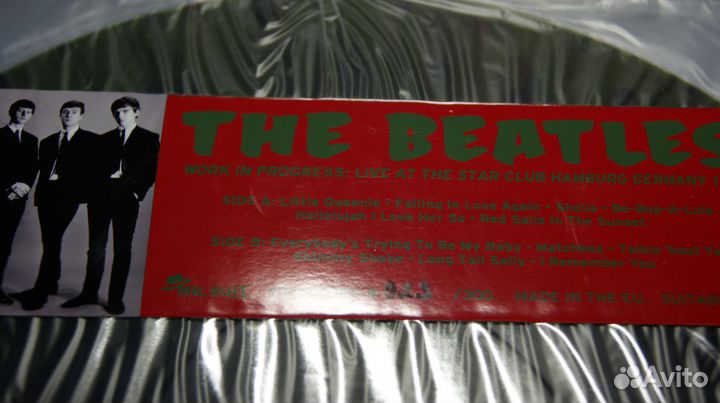 The Beatles/Work In Progress live 1962LP M EU