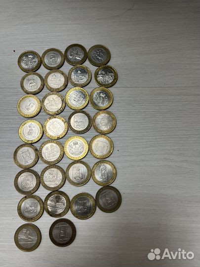 Монеты юбилейные 10рублей