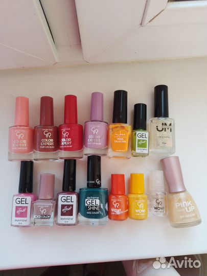 Лаки для ногтей новые набор