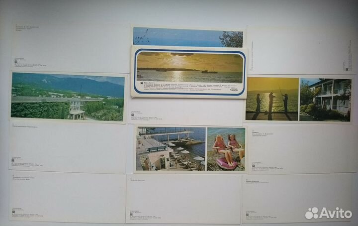 Геленжик - 1980, 12 открыток, 19 фото