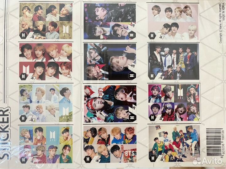 Плакаты набор 12шт BTS kpop