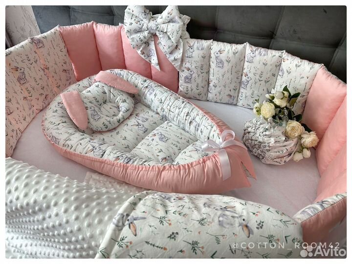 Бортики в кроватку заборчик