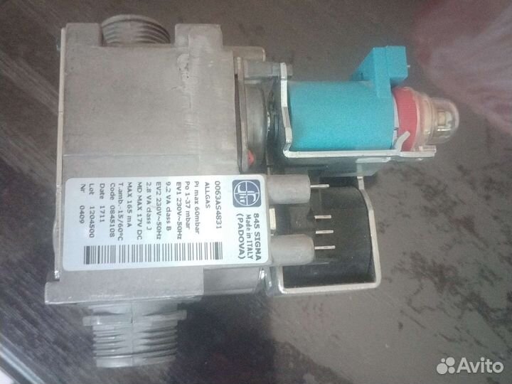Газовый клапан sigma 845