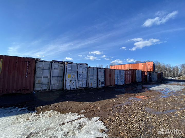 Морской контейнер 40 футов высокий бу