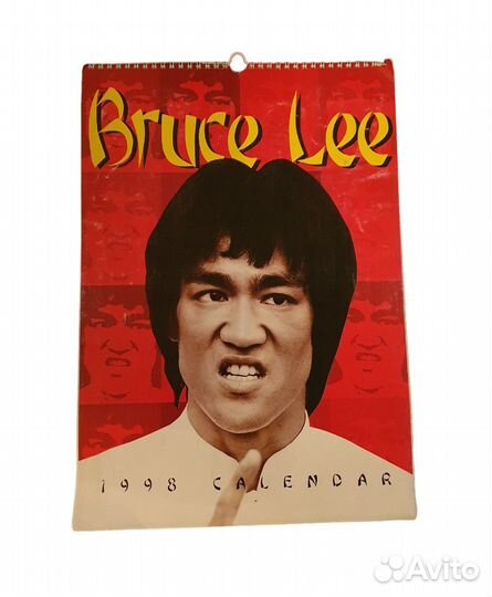 Календарь настенный Брюс Ли 1998 Bruce Lee