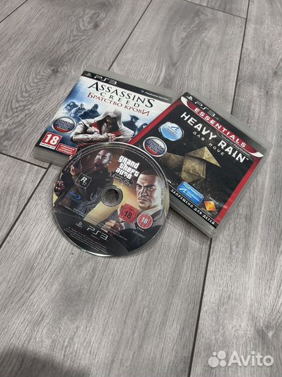 3 игры на ps3