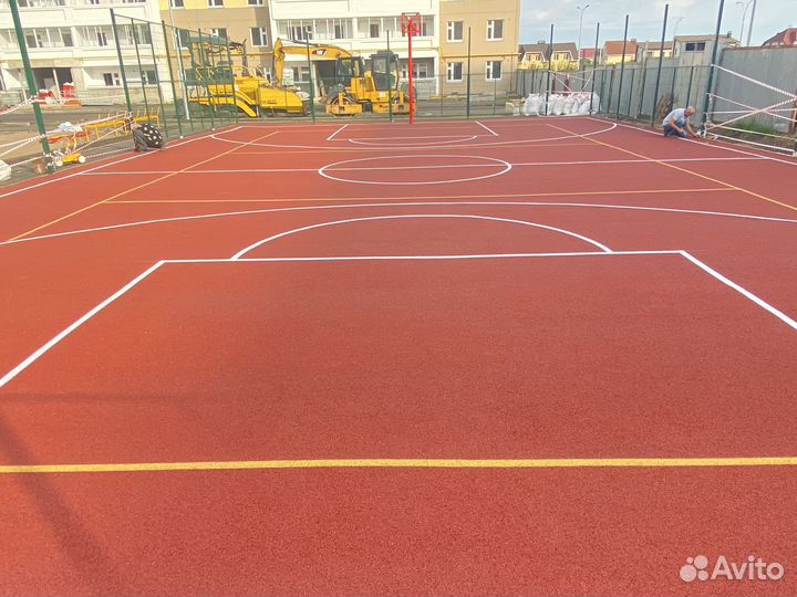 Покрытие из резиновой крошки