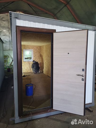 Модульный вагончик для строительства (бытовка)