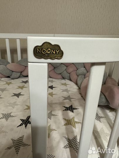 Детская кроватка трансформер круглая