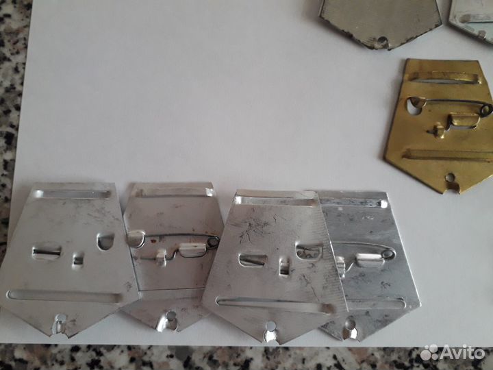 Пятиугольные наградные колодки