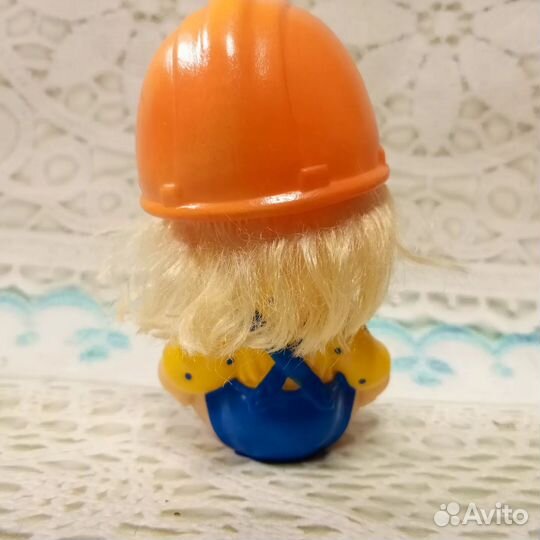 Игрушка резиновая винтаж Гитарист Карлсон Кот