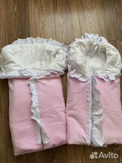 Конверт на выписку для девочки весна осень