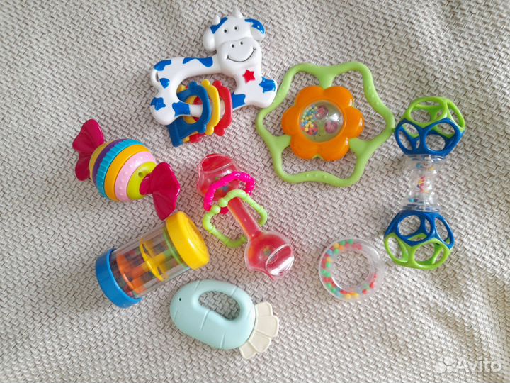 Погремушки, грызунки наборы