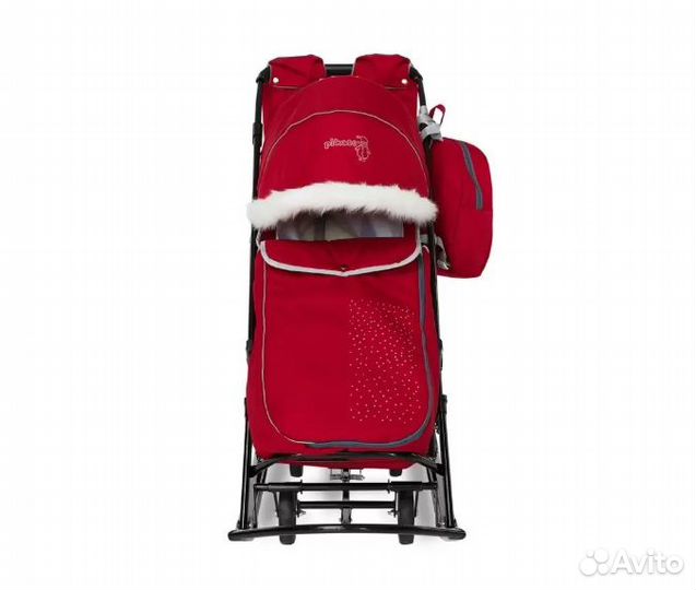 Санки Pikate snowman, бордо