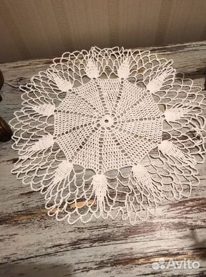 Скатерть,салфетки, кружева, крепдышин винтаж