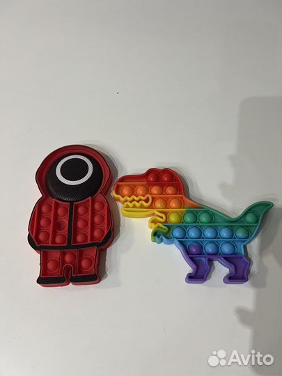 Поп ит динозавтр кальмар