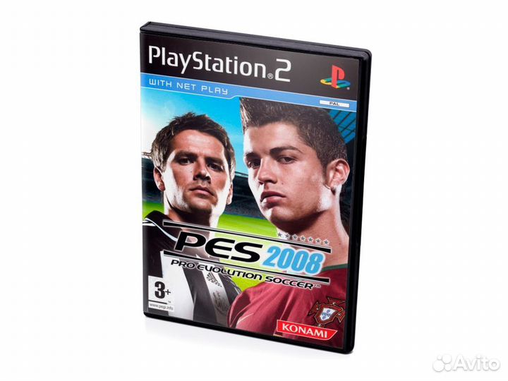 Pro Evolution Soccer 2008, б/у, английский (PS2)