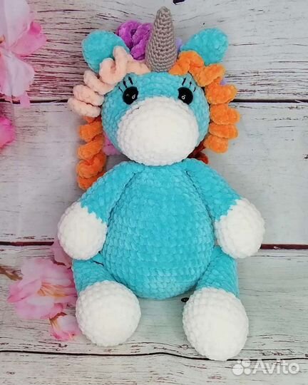 Единорожка мягкая игрушка