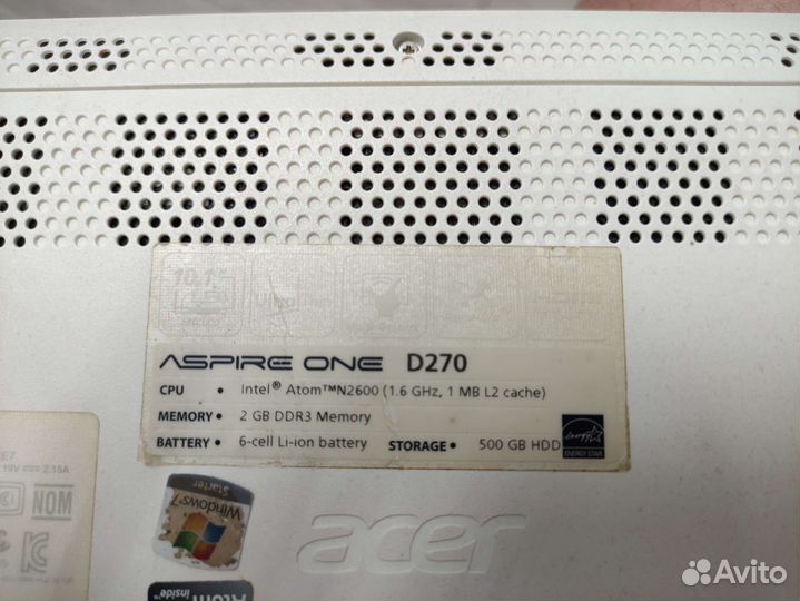 Acer aspire one d270