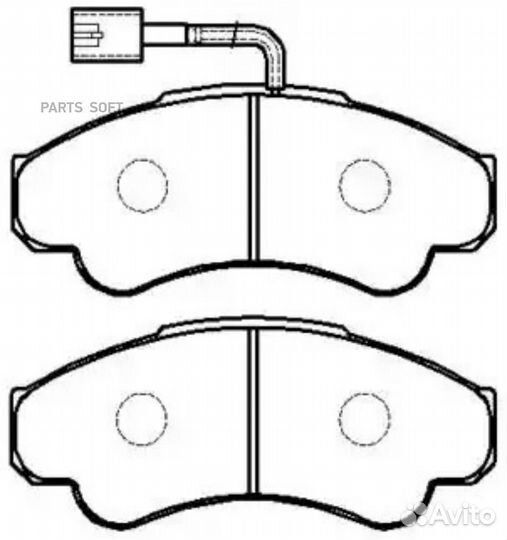 HSB HP9592 Колодки торм