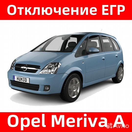 Отключение егр Opel Meriva A, прошивка EGR