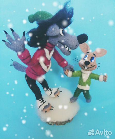 Волк и заяц из 