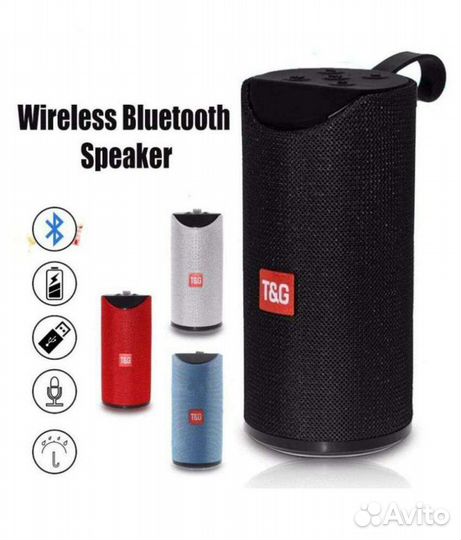 Портативная беспроводная Bluetooth колонка TG113