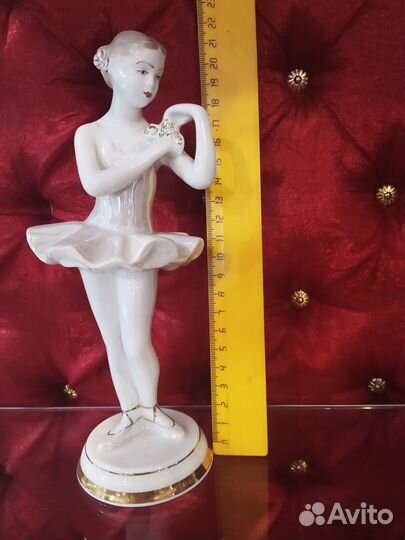 Две Фигурки СССР Юные Балерины лфз и Вербилки