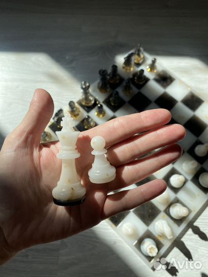 Шахматы ручной работы из эпоксидной смолы
