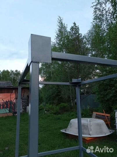 Стойка, подставка под еврокуб, летний душ