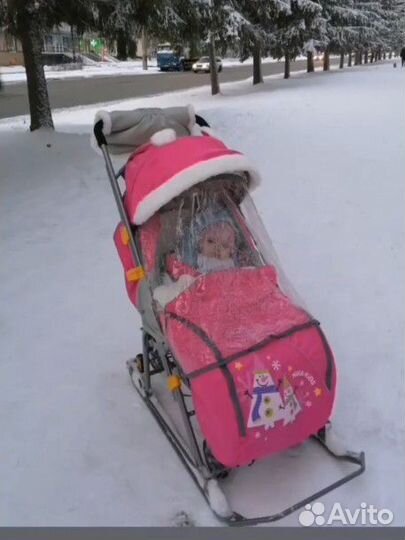 Коляска санки
