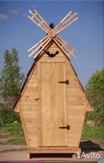 Уличный туалет с установкой