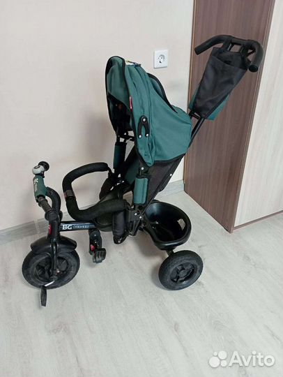 Велосипед коляска с ручкой