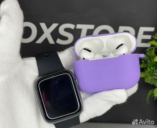 Apple Watch 8+Airpods Pro+Чехол