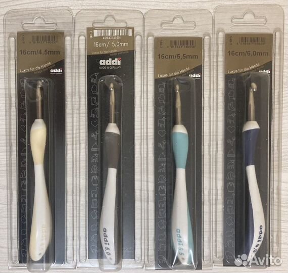 Крючки для вязания Addi (Германия)
